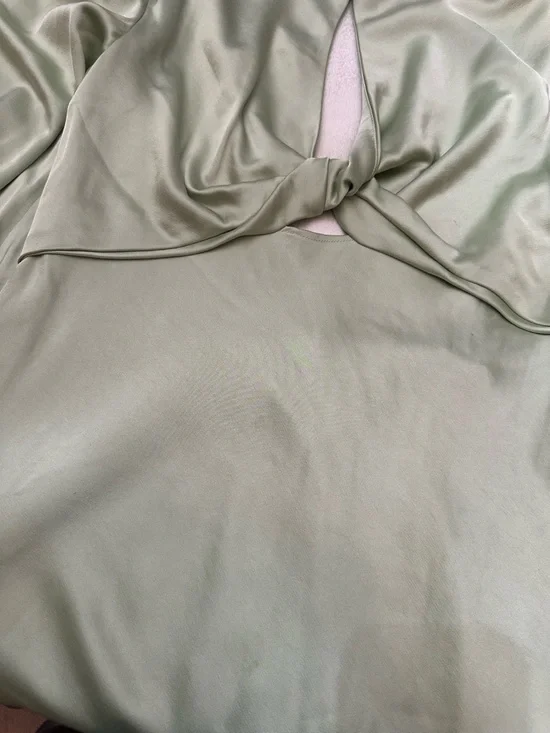 Significant Other Sage Green Demi Midi Dress Size 12 28315 - Picture 8 of 14